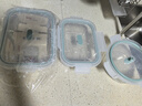 京东京造高硼硅耐热玻璃保鲜盒便当盒饭盒可微波食品接触级圆形3件套 实拍图