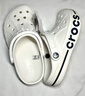卡骆驰（CROCS）贝雅卡骆班洞洞鞋轻便耐磨一脚蹬休闲鞋女鞋时尚沙滩鞋|205089 白/深蓝-126 43 (270mm) 实拍图