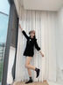 耐尔袜子女春秋袜子韩版个性女ins潮吸汗百搭舒适秋款复古中筒棉 【5双装】小香山茶花组合女袜 均码 实拍图