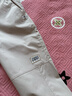 骆驼（CAMEL）运动休闲女裤子防泼水梭织束脚运动裤 J23CAVLR059 淡卡其 S 实拍图
