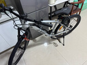 京东京造 XC350山地自行车铝合金禧玛诺21速油压碟刹成年人学生17寸时空银 实拍图