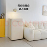 小吉（MINIJ）复古121L单门冰箱租房家用客厅宿舍办公室迷你小型冰箱冷藏冷冻一体奶油风电冰箱BC-121CM 实拍图