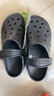 CROCS卡骆驰洞洞鞋贝雅洞洞鞋轻便运动鞋耐磨一脚蹬拖鞋休闲鞋|10126 黑色-001 37 /38(230mm) 实拍图