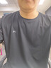 361°短袖男速干t恤新款夏季弹力吸湿排汗运动t恤男圆领跑步健身速干衣 超级黑 4XL 实拍图