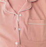 京东京造【10A抑菌】A类一等品50支纯棉睡衣女睡衣春夏情侣家居服浅粉L 实拍图