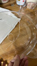 饺子盘家用透明塑料小熊果盘带蘸料格饺子甜品零食摆放盘 饺子盘1只装活动款 实拍图