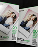 富士（FUJIFILM）【520礼物】 instax 3英寸立拍立得相机mini迷你相纸 一次成像胶片胶卷 双包+冰箱贴+收纳盒+边框贴+相册【含20张白边】 官方标配 实拍图