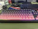 狼蛛S3187无线蓝牙有线三模键盘真机械手感键盘 RGB灯效 多功能旋钮 gasket结构f办公游戏电脑键鼠套装 黑莓粉【三模/RGB】 实拍图