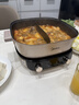 美的（Midea）电火锅鸳鸯锅电煮锅火锅专用锅分体式分控速沸多功能锅3分06秒电热锅6.5L多用途锅HGS303015 实拍图
