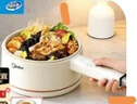 美的（Midea）电煮锅 小电锅 电蒸锅 宿舍小锅多功能锅辅食锅 1.6L学生寝室一体泡面小火锅电煮锅XZE2017 配蒸笼 实拍图