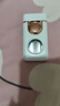 若烟（Ruoyan）智能声控三火焰切换蓝灯透明可视气窗充气充电防风打火机夜光白色 实拍图