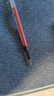 uni三菱 UMN-155按动中性笔 0.38mm学生考试笔耐水耐晒啫喱笔（替芯UMR-83) 红色 1支装 实拍图