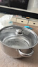 【加高】不锈钢汤锅加厚家用加高煲汤大容量煮粥炖锅 中号【20cm】汤锅+玻璃盖 实拍图