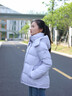 波司登冬羽绒服女士修身短款休闲加厚脱卸帽立领休闲百搭外套 实拍图