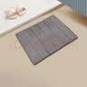 NITORI宜得利家居 家用地垫卫生间厕所浴室脚垫慢反弹浴室垫 深灰 60cm*40cm 实拍图