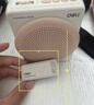 得力（deli）小蜜蜂无线扩音器音响老师讲课教学上课讲课喇叭腰挂麦克风导游便携式喊话神器教师生日礼物粉色 实拍图