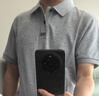 GOLDLION G+金利来短袖T恤翻领2026夏季商务休闲纯棉半袖体恤男士衣服男装新 浅灰 短袖 L 推荐125-145斤 实拍图