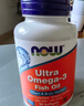 诺奥（NOW）浓缩深海鱼油75%高含量omega-3软胶囊欧米伽3成人血脂血压无腥味 实拍图