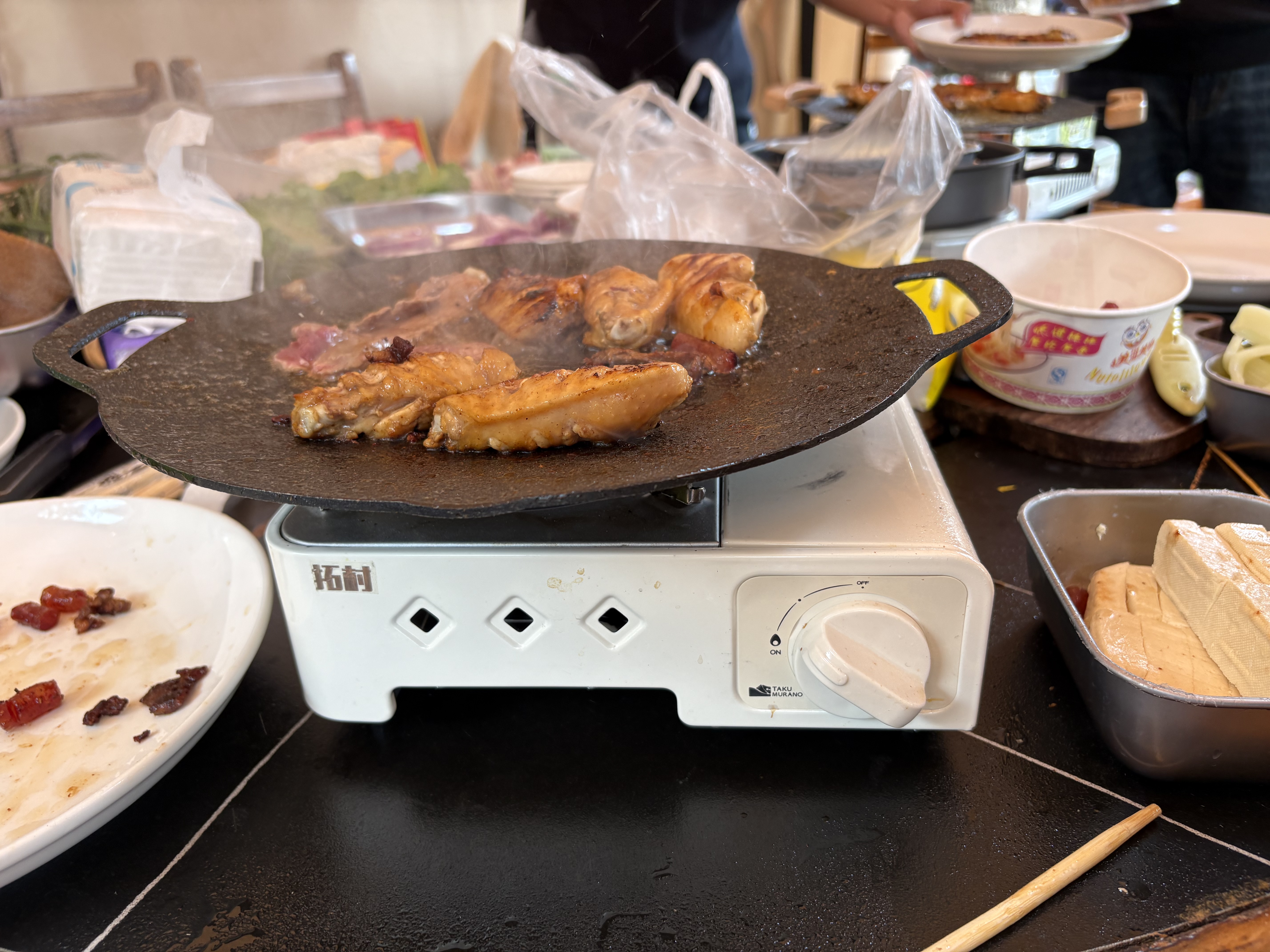 铁仕达（Telssida）铸铁烤盘户外卡式炉烤肉盘无涂层烤肉锅大号铁板烧不粘露营家用 实拍图