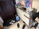 立太（LEADTEK）鞋柜门口入户收纳柜大容量一体靠墙玄关柜多层家用收纳架小型鞋架 【按压开门-15MM加厚HDF板】120-30-100CM莫兰迪色 实拍图