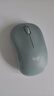 罗技（Logitech）M221 轻音鼠标 无线鼠标 办公鼠标 对称鼠标 带无线微型接收器 薄荷绿 实拍图