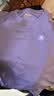 特步（XTEP）儿童夏季短袖童装针织衫短T男女童透气速干运动纯棉吸汗休闲T恤 象纱紫 【六边形-速干凉感】 140 cm 实拍图