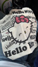 HelloKitty帆布包大容量通勤包包手提包时尚背包可爱百搭单肩包 黑色KT【带飘带】 实拍图