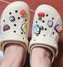 卡骆驰（CROCS）经典云朵洞洞鞋时尚百搭女鞋花园鞋沙滩鞋|206750 骨白色-2Y2(含智必星) 36 /37(230mm) 实拍图