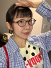 Fakeme迪丽热巴同款板材课代表板材圆框光学近视眼镜框女Rooney DED(玳瑁色) 实拍图