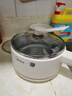 美的（Midea）电煮锅 小电锅 不锈钢0涂层电热锅 宿舍小锅多功能锅 1.6L学生寝室一体泡面小火锅XZC2017G 配蒸笼 实拍图