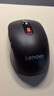 联想（Lenovo）无线蓝牙双模鼠标便携办公鼠标 人体工程学设计适用台式机一体机笔记本平板 Howard Mouse 2022黑 实拍图