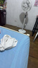 美的（Midea）【闪拆系列】一键闪电拆装直流变频家用语音电风扇一级能效轻音落地扇大风力卧室立式电扇SDJ30BC 实拍图