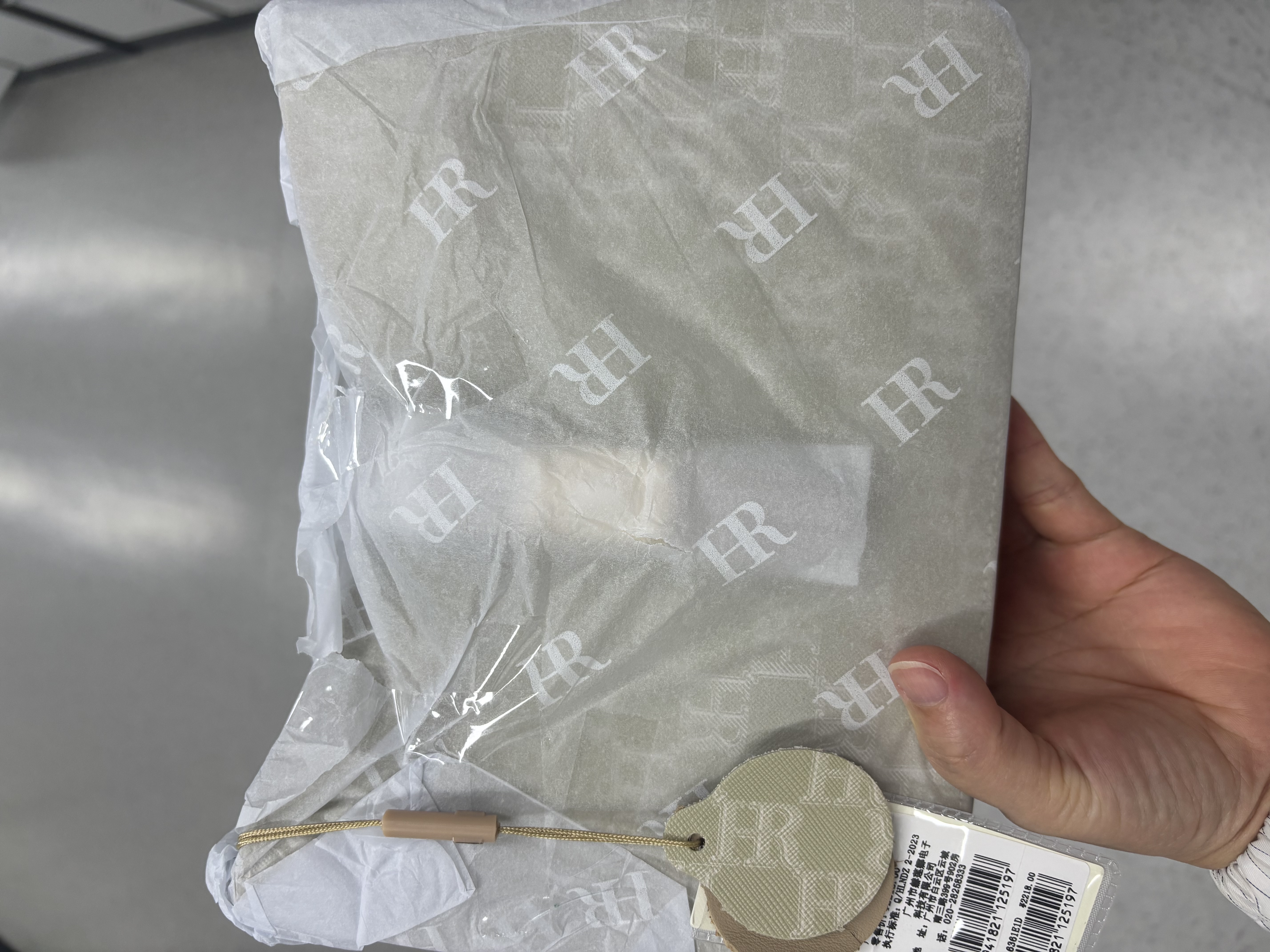 HR赫莲娜包包女包斜挎包女腋下包时尚老花单肩包女包生日礼物送女友 实拍图