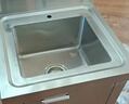 法耐（FANAI）商用不锈钢水槽柜一体操作台单双眼落地水池洗菜洗手洗碗池橱柜 单池50*50*80【耐用款】 实拍图