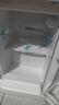 新飞冰箱小型租房用 一级能效冷 藏冷冻两用1-2人家用小冰箱 出租房双门电冰箱办公室两门 26年升级 76A一级能效【保鲜盒款】银 实拍图