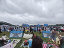 格术充气沙发音乐节露营装备户外懒人空气沙发演唱会充气床秋游坐垫蓝 实拍图