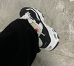 斯凯奇（Skechers）女鞋夏季小白鞋蕾丝休闲运动熊猫鞋黑色增高厚底老爹鞋 黑色/白色/BKW 35.5 尺码偏大，建议选小半码 实拍图