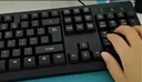 灵蛇（LINGSHE）有线USB键鼠套装 全尺寸键盘 商务办公  防泼溅 经典手感鼠标键盘套装 MK200黑色 实拍图