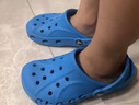 CROCS卡骆驰贝雅儿童洞洞鞋户外包头童鞋沙滩鞋凉鞋拖鞋/207013/207012 海蓝-456 28 (165mm) 实拍图
