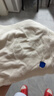 babycare婴儿护肚围新生儿童宝宝护肚子脐带防着凉奶酪白2条装16*17cm 实拍图