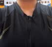 李宁（LI-NING）泳衣女连体平角游泳衣女士专业运动保守显瘦温泉泳装7561黑金XXXL 实拍图