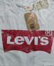Levi's李维斯情侣美式宽松印花时尚简约舒适潮流纯棉圆领短袖T恤 白色 002A0-0000 L 实拍图