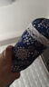 老粗布颈椎单人睡觉专用护颈小枕头圆柱艾草颈枕硬枕助睡眠 青花瓷糖果颈椎枕 实拍图