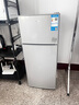 奥克斯小冰箱家用小型迷你冷藏冷冻两用出租房宿舍用节能省电寝室办公室电冰箱 【节能省电】186银色【高效保鲜 铜管速冷】70L 实拍图