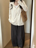 蕉下（beneunder）防晒衣女宽松百搭防紫外线出行AL417浅炭灰均码加大 实拍图