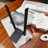 绿联WIFI6 USB无线网卡AX1800 千兆双频5G 电竞台式机笔记本无线接收器 WIFI发射器高速网卡桌面款 实拍图