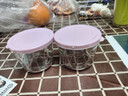 网红咸菜碗玻璃密封罐加厚酱菜盒冰箱保鲜罐小菜泡菜罐分装盒 两只随机装 2个 180ml 实拍图