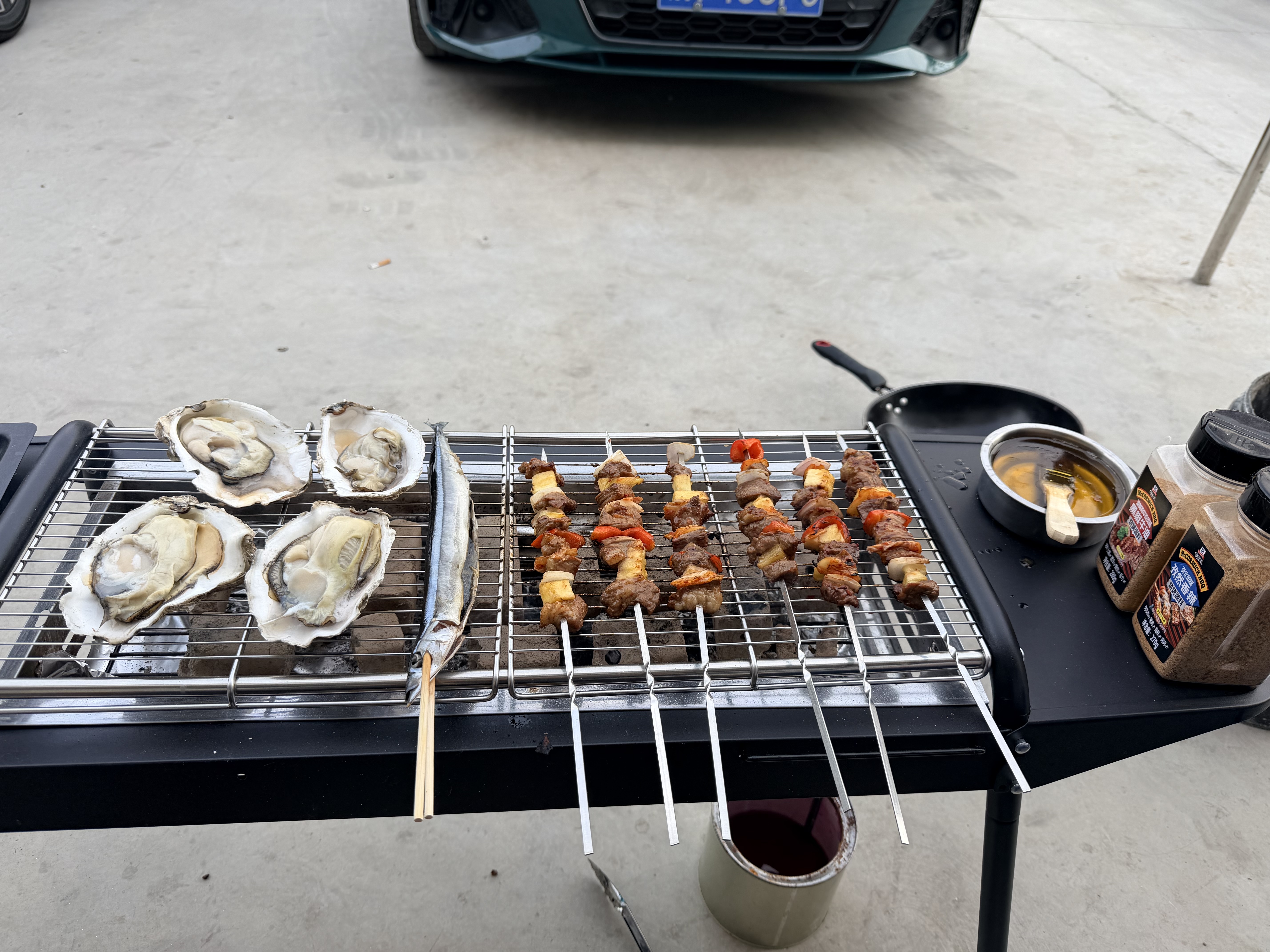 游牧御品秋刀鱼 5串 350g 烤鱼 烧烤 秋刀鱼串 海鲜烧烤食材 生鲜鱼深海鱼 实拍图