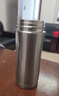 膳魔师（THERMOS） 不锈钢保温杯男商务定制水杯车载办公室便携杯子400ml JCG-400 灰色 400ml 实拍图