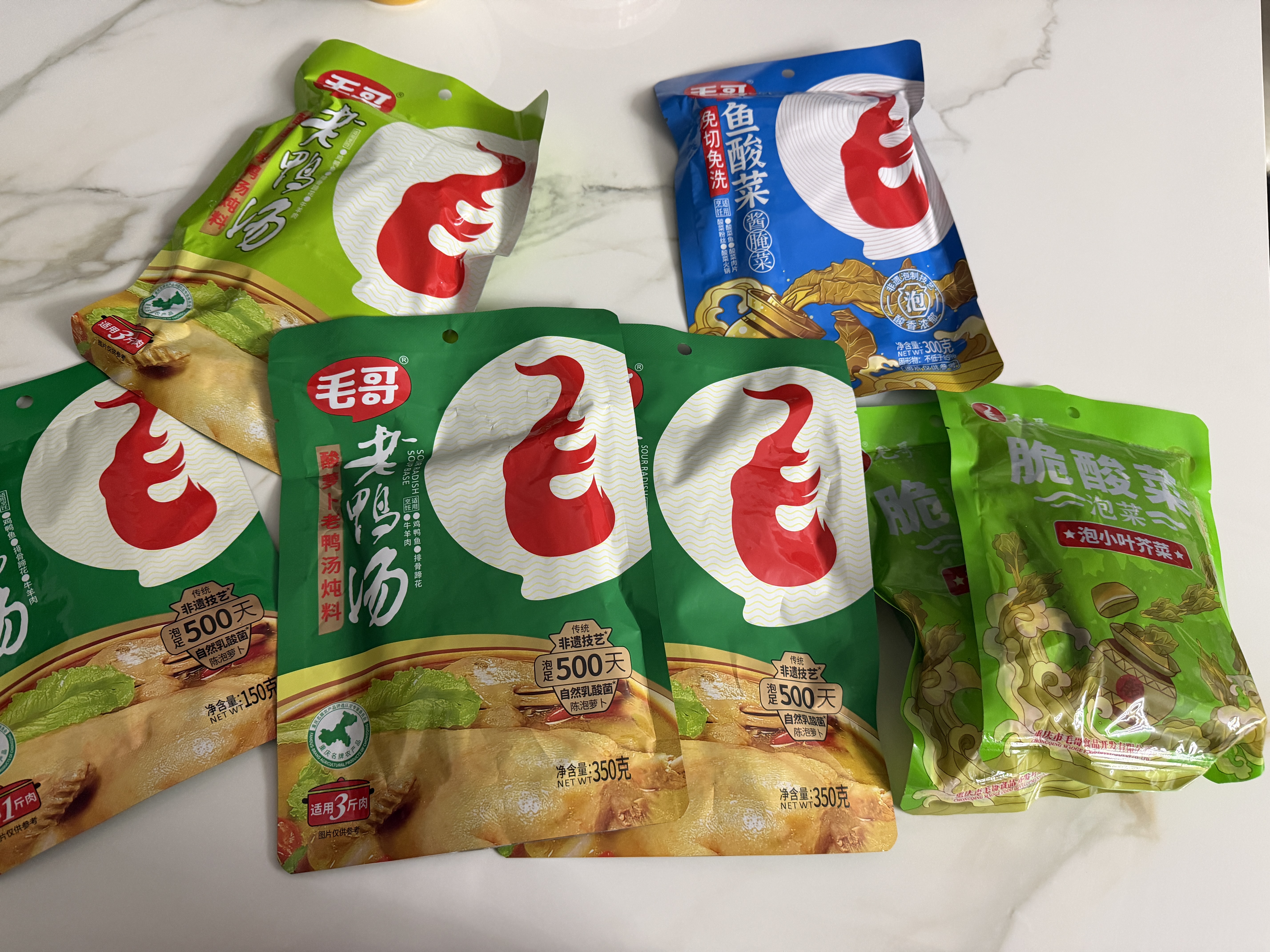 毛哥脆酸菜400g*2袋小叶芥菜重庆特产爽脆老坛酸菜大颗泡菜调料 实拍图